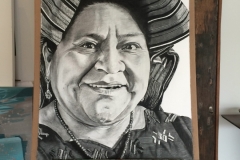 Homenage a Rigoberta Menchú.