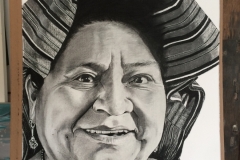 Homenage a Rigoberta Menchú.